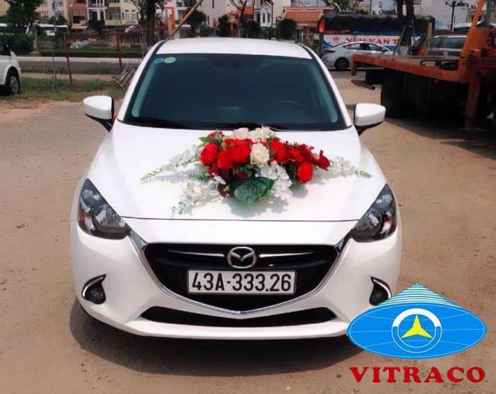 Cho thuê xe cưới Mazda 2 đời mới Đà Nẵng