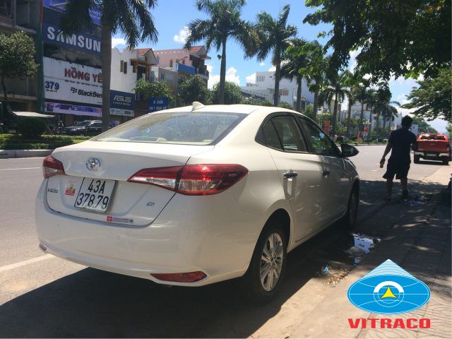 Ngoại thất xe Toyota vios cho thuê tại Đà Nẵng